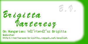 brigitta varteresz business card